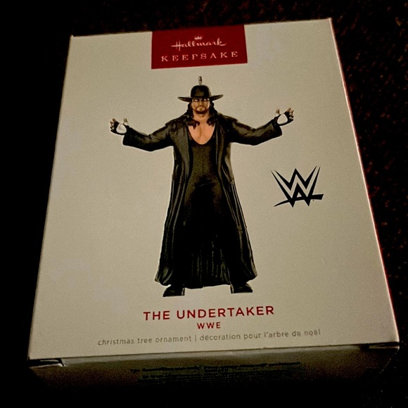 Hallmark Keepsake Plastic Christmas Ornament 2022, WWE Undertaker - Picture 2 of 3